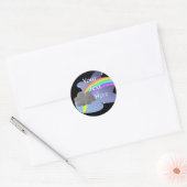 Thunderclow Rainbow Runder Aufkleber (Umschlag)