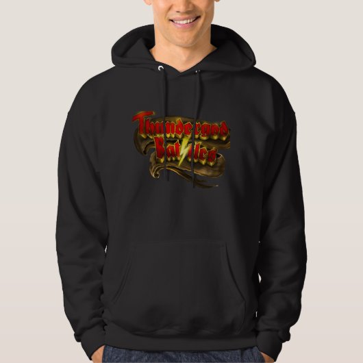 Thundergod kämpft Hoodie (Vorderseite)