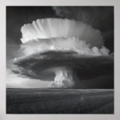 Thunderhead Cloud - Dramatic Black and White Poster (Vorne)