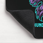 Thunderhorn Esports Maskottchen | Gaming-Mauspad | Mousepad (Ecke)