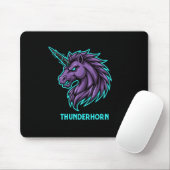 Thunderhorn Esports Maskottchen | Gaming-Mauspad | Mousepad (Mit Mouse)
