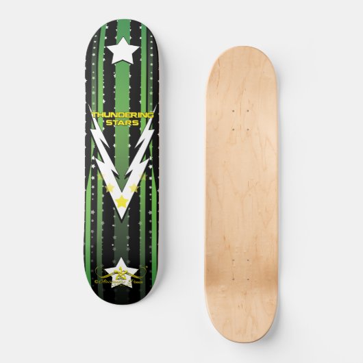 Thundering Stars 1/6 Skateboard (Vorderseite)