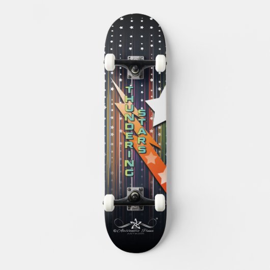 Thundering Stars 2/6 Skateboard (Vorderseite)