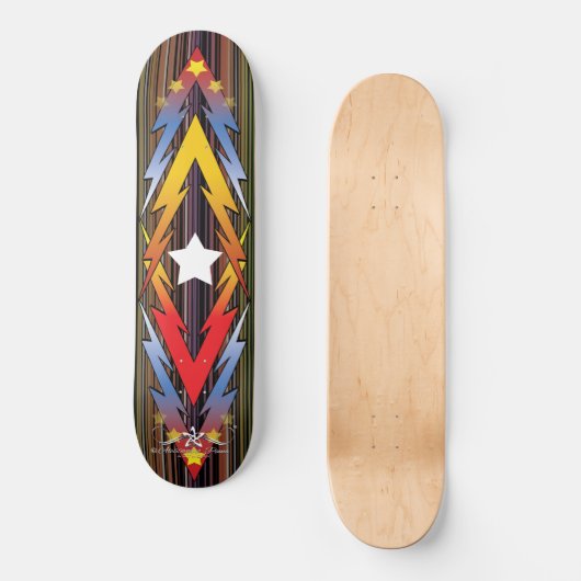 Thundering Stars 5/6 Skateboard (Vorderseite)