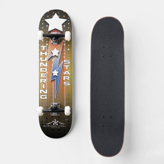 Thundering Stars 6/6 Skateboard (Vorderseite)