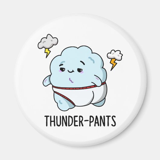 Thunderpants Funny Cloud Underwear Pub Magnet (Vorne)