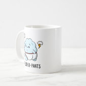 Thunderpants Funny Cloud Weather Puff Kaffeetasse (Vorderseite Links)