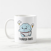 Thunderpants Funny Cloud Weather Puff Kaffeetasse (Links)