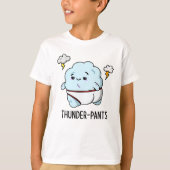 Thunderpants Funny Cloud Weather Puff T-Shirt (Vorderseite)
