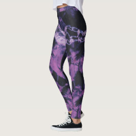 ThunderStorm Retro Vintage Gefärbte Krawatte Leggings
