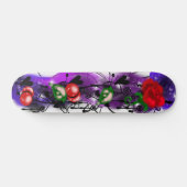 Thunderstorm Rose Graffiti Skateboard (Horizontal)