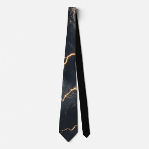 Thunderstorm Tie/Krawatte mit Blitzd Krawatte