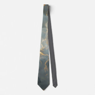 Thunderstorm Tie/Krawatte mit Blitzd Krawatte