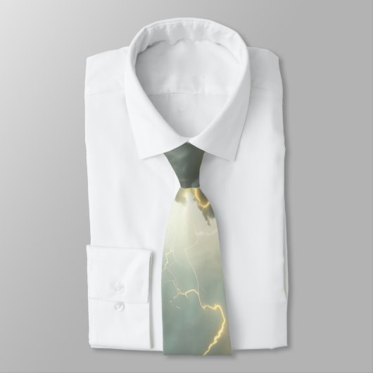 Thunderstorm Tie/Krawatte mit Blitzd Krawatte (Gebunden)