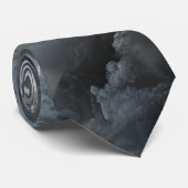 Thunderstorm Tie/Krawatte mit Blitzd Krawatte (Gerollt)