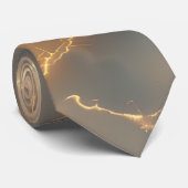 Thunderstorm Tie/Krawatte mit Blitzd Krawatte (Gerollt)