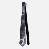 Thunderstorm Tie/Krawatte mit Blitzd Krawatte (Vorderseite)