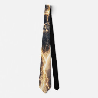Thunderstorm Tie/Krawatte mit Blitzd Krawatte