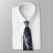 Thunderstorm Tie/Krawatte mit Blitzd Krawatte (Gebunden)