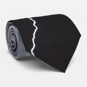 Thunderstorm Tie/Krawatte mit Blitzd Krawatte (Gerollt)