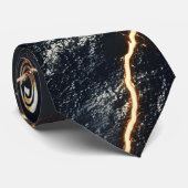 Thunderstorm Tie/Krawatte mit Blitzd Krawatte (Gerollt)