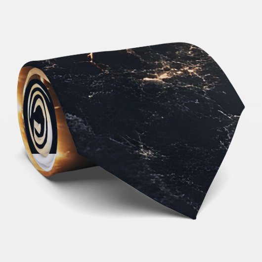 Thunderstorm Tie/Krawatte mit Blitzd Krawatte (Gerollt)