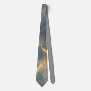 Thunderstorm Tie/Krawatte mit Blitzd Krawatte
