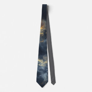 Thunderstorm Tie/Krawatte mit Blitzd Krawatte
