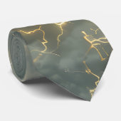 Thunderstorm Tie/Krawatte mit Blitzd Krawatte (Gerollt)