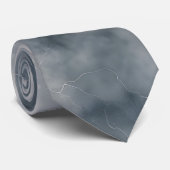 Thunderstorm Tie/Krawatte mit Blitzd Krawatte (Gerollt)
