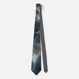 Thunderstorm Tie/Krawatte mit Blitzd Krawatte