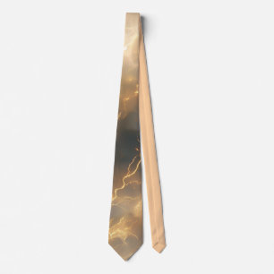 Thunderstorm Tie/Krawatte mit Blitzd Krawatte