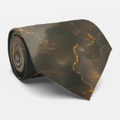 Thunderstorm Tie/Krawatte mit Blitzd Krawatte (Gerollt)