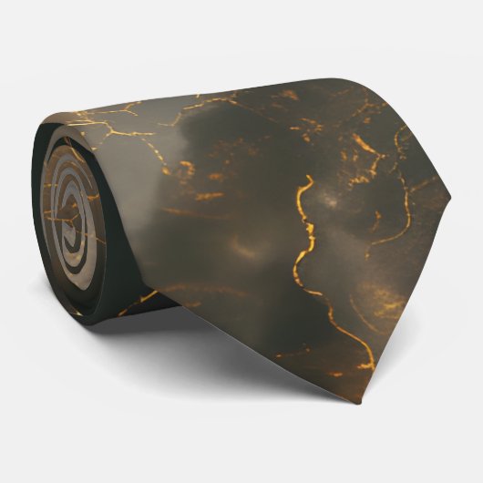 Thunderstorm Tie/Krawatte mit Blitzd Krawatte (Gerollt)