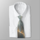 Thunderstorm Tie/Krawatte mit Blitzd Krawatte (Gebunden)