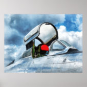 Thunderstreak Turbojet Cockpit Poster (Vorne)