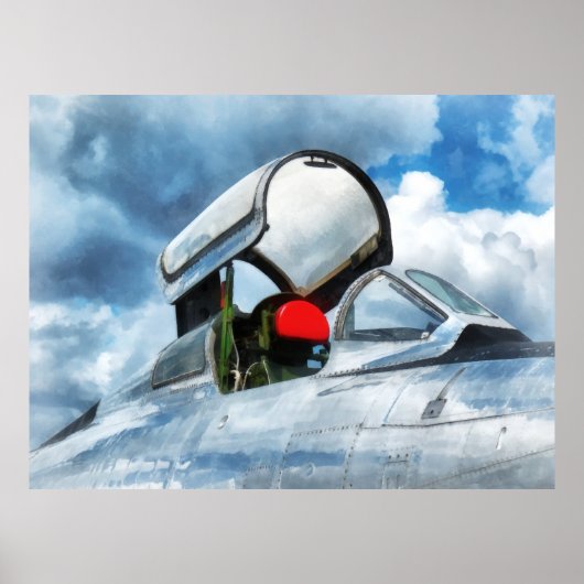 Thunderstreak Turbojet Cockpit Poster (Vorne)