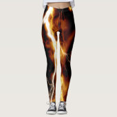 Thunderstreik Glow Yoga Leggings (Vorderseite)