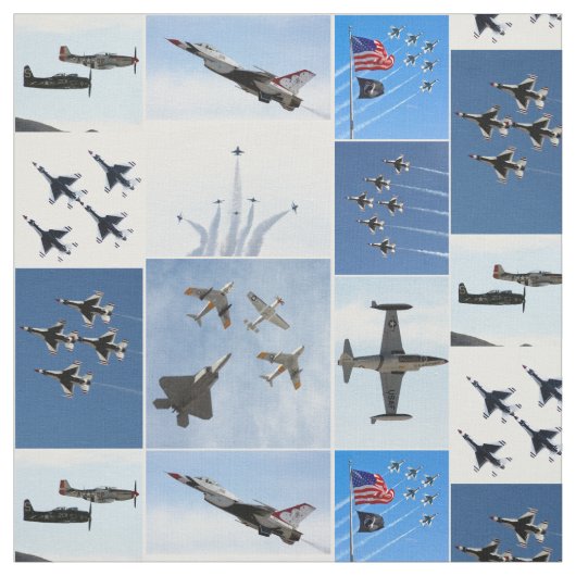 Thundervögel, Sorte von Militärjets Stoff (Muster)