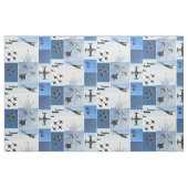 Thundervögel, Sorte von Militärjets Stoff (Fat Quarter (45,7 x 55,9 cm))