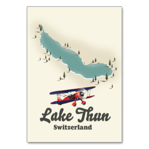 Thunersee Schweiz Karte