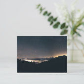 Thunersee, Schweiz & Starry Sky Postkarte (Stehend Vorderseite)