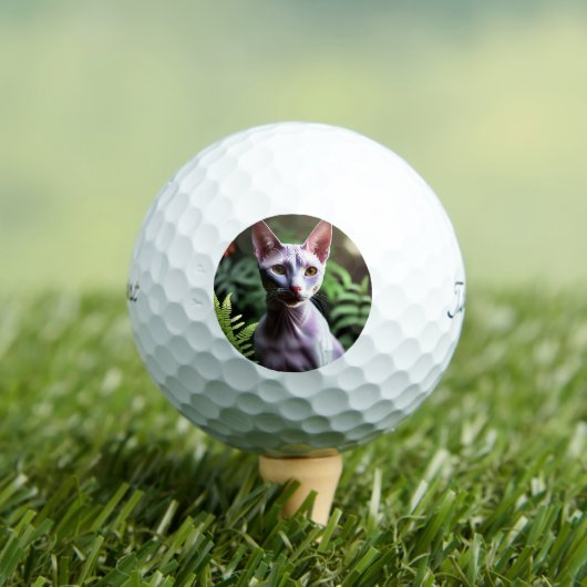 "Thunfisch die haarlose Katze: Sleek und Silky" Golfball (Insitu T-Shirt)