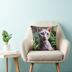 "Thunfisch die haarlose Katze: Sleek und Silky" Kissen