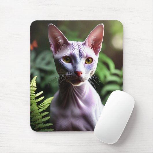 Thunfisch Die haarlose Sphynxkatze, Mousepad (Mit Mouse)