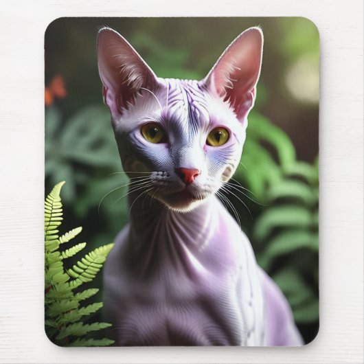 Thunfisch Die haarlose Sphynxkatze, Mousepad (Vorne)