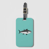Thunfisch Gepäckanhänger (Vorderseite Vertikal)