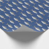 Thunfisch Geschenkpapier (Ecke)