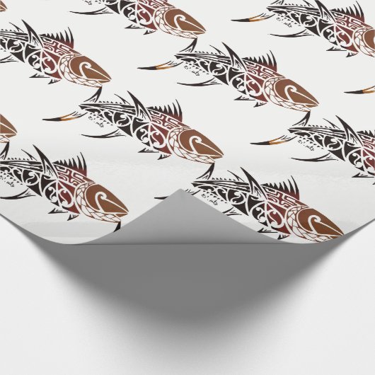 Thunfisch Geschenkpapier (Ecke)