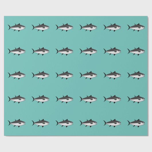 Thunfisch Geschenkpapier (Flach)